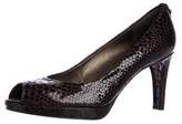 Thumbnail for your product : Stuart Weitzman Embossed Patent Leather Pumps