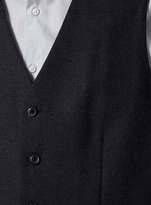 Thumbnail for your product : Topman Navy Tonal Check Suit Vest containing Wool