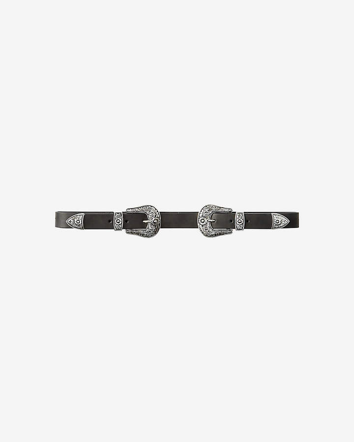 Express Double Buckle Western Belt Express Double Buckle Western Belt