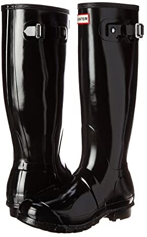 hunter tall gloss rain boots sale