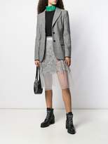 Thumbnail for your product : Ermanno Scervino pleated lace midi skirt