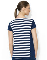 Thumbnail for your product : Lauren Ralph Lauren Short-Sleeve Striped Scoop-Neck Tee