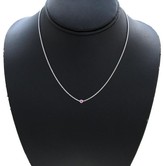 Thumbnail for your product : Christian Dior 18K White Gold Pink Sapphire Necklace