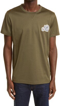 moncler khaki t shirt