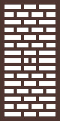 OUTDECO 4 ft. H x 2 ft. W Mahjong Fence Panel