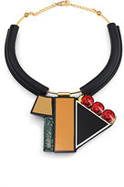 Thumbnail for your product : Marni Multicolor Geometric Tube Necklace