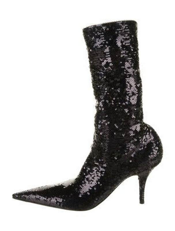balenciaga sequin boots