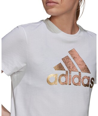 adidas Women's Foil Motion Graphic T-Shirt - ShopStyle