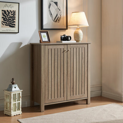 Brown Manufactured Wood Shoe Storage Bench