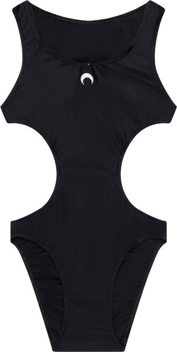 Marine Serre Moon Cut-Out Detailed Swimsuit - ShopStyle