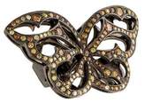 Thumbnail for your product : Loree Rodkin Yellow & Brown Diamond Butterfly Ring