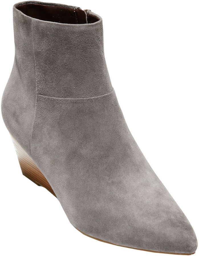 cole haan suede wedge