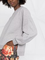 Thumbnail for your product : Ganni Rear Embroidered Logo Sweatshirt