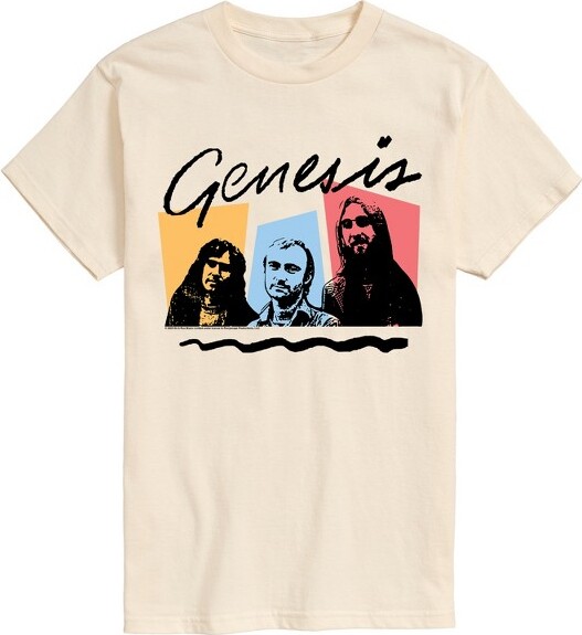 Genesis Men'sGenesisGenesisPopShortSleeveGraphicT-Shirt-Cream-6XBigandTall