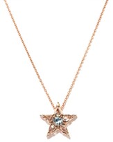 Thumbnail for your product : Selim Mouzannar Istanbul Diamond, Aquamarine & 18kt Gold Necklace - Pink Gold