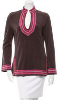 Thumbnail for your product : Tory Burch Embroidered Terry Cloth Tunic