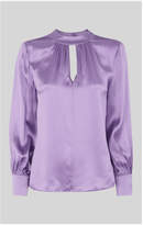 Thumbnail for your product : Whistles Cora Silk Satin Blouse
