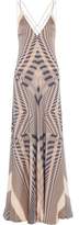 Thumbnail for your product : Amanda Wakeley Printed Silk Gown