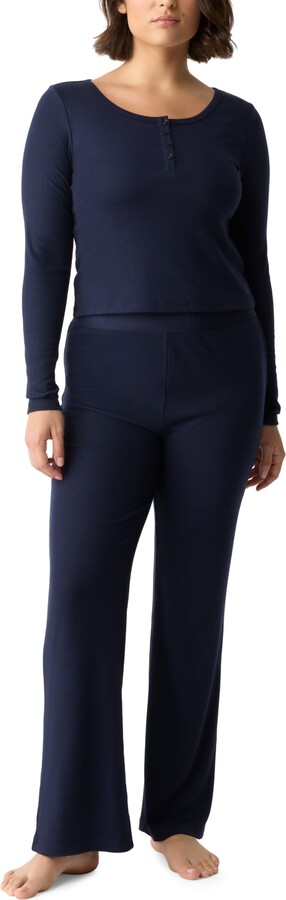 Gap GapBody Women's Ribbed High-Rise Pajama Pants