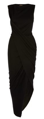 Vivienne Westwood Anglomania Black Vian Dress Size XL