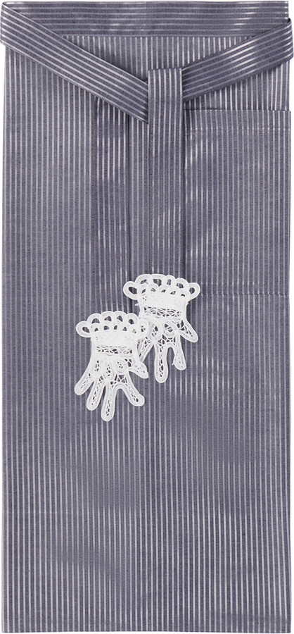 Gohar World Navy Lace Hands Apron