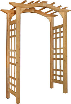 Vita 47" W x 18" D Wood Arbor