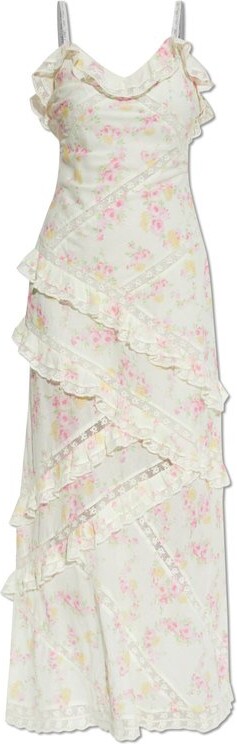 LoveShackFancy Nocelle Ruffled Maxi Dress