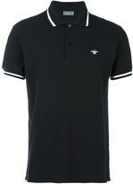 Thumbnail for your product : Christian Dior striped collar polo shirt - men - Cotton - XL