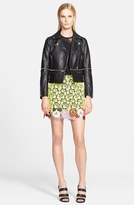 Thumbnail for your product : Christopher Kane Zip-Off Leather Moto Jacket