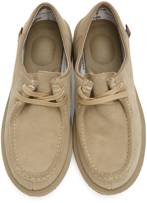 Suicoke Taupe COC-SEVAB Lace-Up Loafers