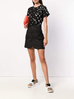 Marc Jacobs chain-link fence print T-shirt