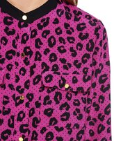 Thumbnail for your product : Juicy Couture Dotty Cheetah Silk Blouse