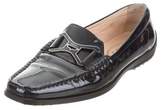 Thumbnail for your product : Tod's Square-Toe Patent Leather Loafers