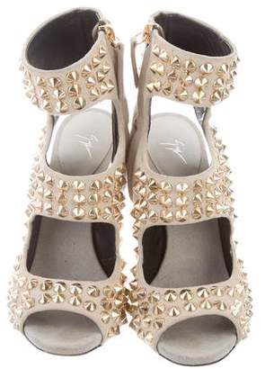 Giuseppe Zanotti Spiked Cage Sandals