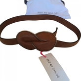 Thumbnail for your product : See by Chloe Brown Leather Belt