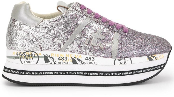 premiata platform sneakers