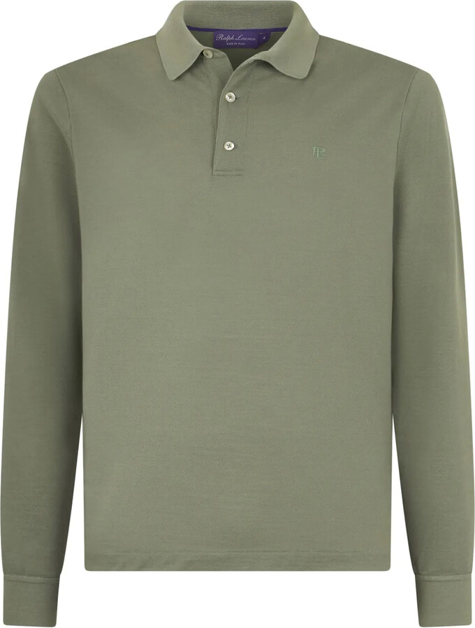 Ralph Lauren Purple Label Logo-Embroidered Polo Shirt