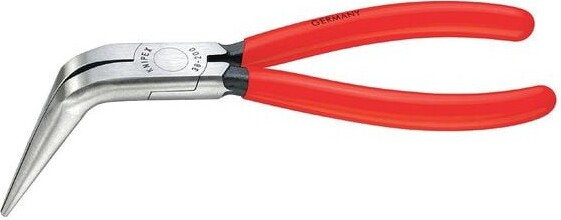 Knipex8inBentLongNosePlierPlasticCoatedHandle3871200
