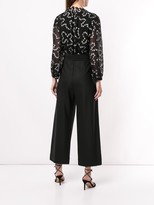 Thumbnail for your product : Rebecca Taylor Long Sleeve Metallic Nuage Jumpsuit