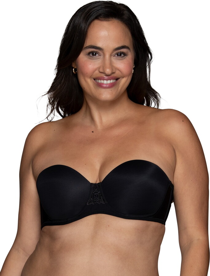 Vanity Fair Lingerie Women’s Beauty Back Smoothing Underwire Strapless Bra, Style 74380