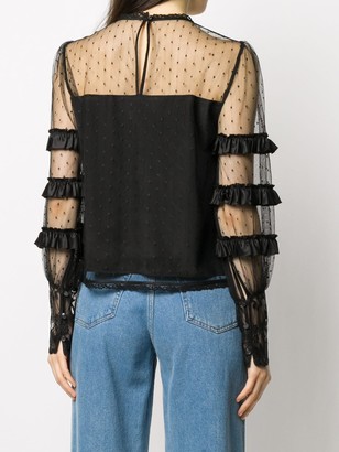 Temperley London Tiered Lace Blouse