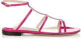 Thumbnail for your product : Jimmy Choo Doodle Jazzberry Patent Leather Flat Sandals