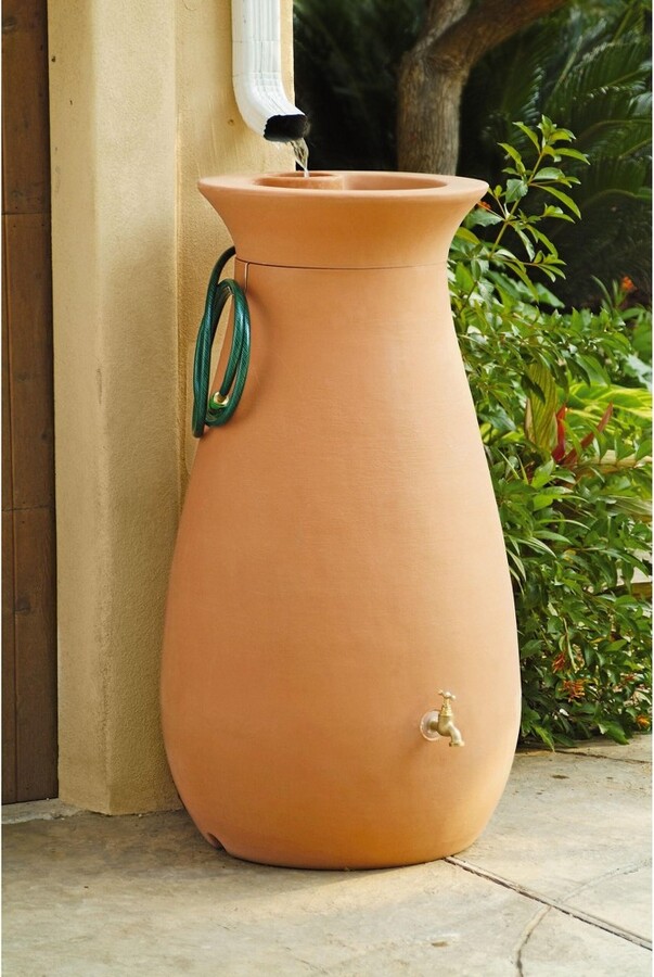 Algreen Gardener's Supply Company 65 Gallon Rainwater Collection Urn