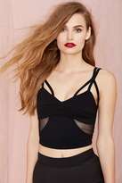 Thumbnail for your product : Nasty Gal Get Mesh Crop Top