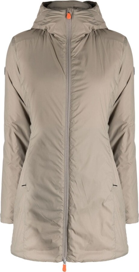Save The Duck Zip-Up Hooded Jacket - ShopStyle Down & Puffer Coats