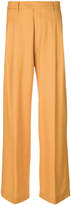 Thumbnail for your product : Eckhaus Latta pleated wide leg trousers