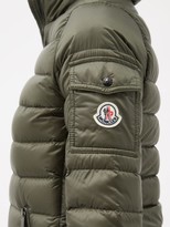 Thumbnail for your product : Moncler Bles Hooded Quilted Down Jacket - Khaki