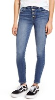 Thumbnail for your product : Made in Blue Button Skinny Jeans