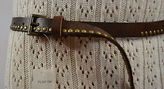 Thumbnail for your product : Steve Madden Studded Leather Belt, Flop Tip Style, MSRP $32.00
