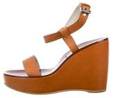 Thumbnail for your product : Prada Platform Wedge Sandals